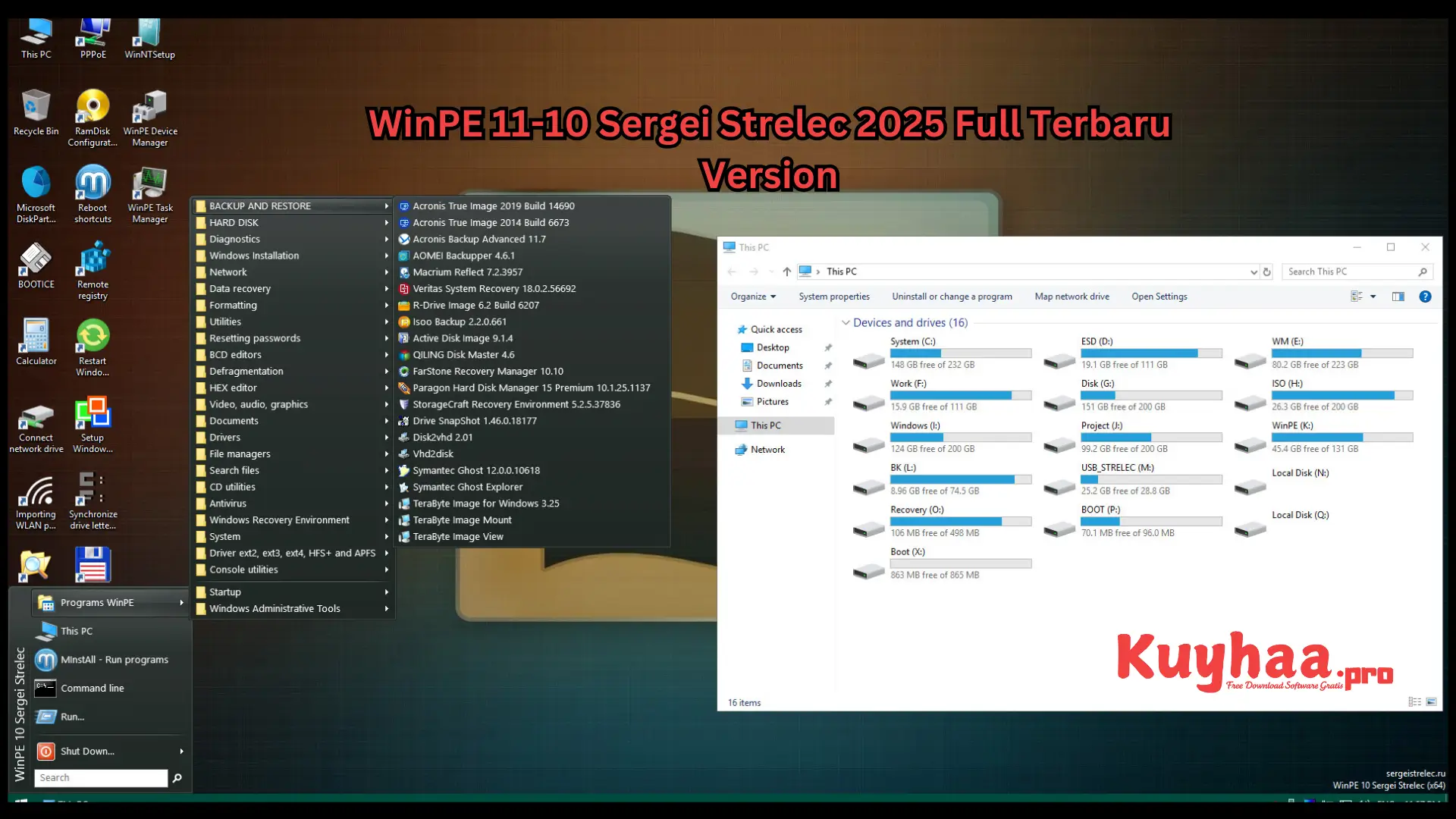 WinPE 11-10 Sergei Strelec 2026 